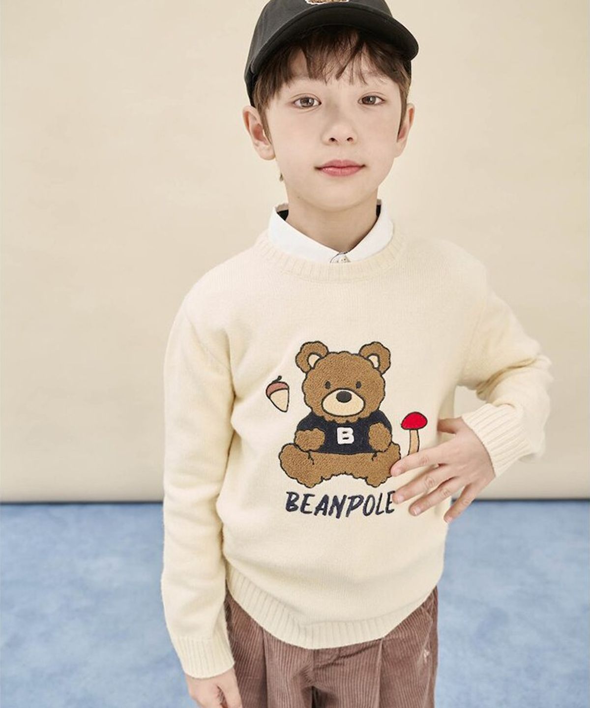 빈폴 키즈(BEANPOLE KIDS) 동물모양 볼캡  블랙 (BI588BU015)