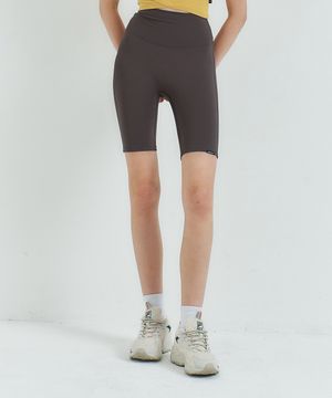 CLWP3013 텐션 업 바이커 쇼츠 브라운