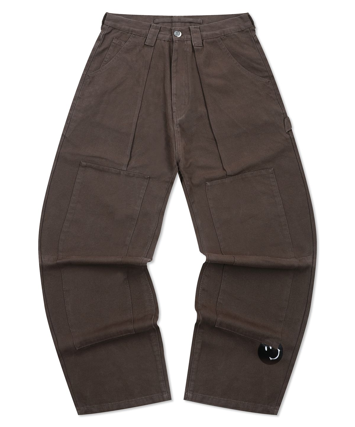 글랙(GLACK) GP156 베일드 카펜터 팬츠 (BROWN)