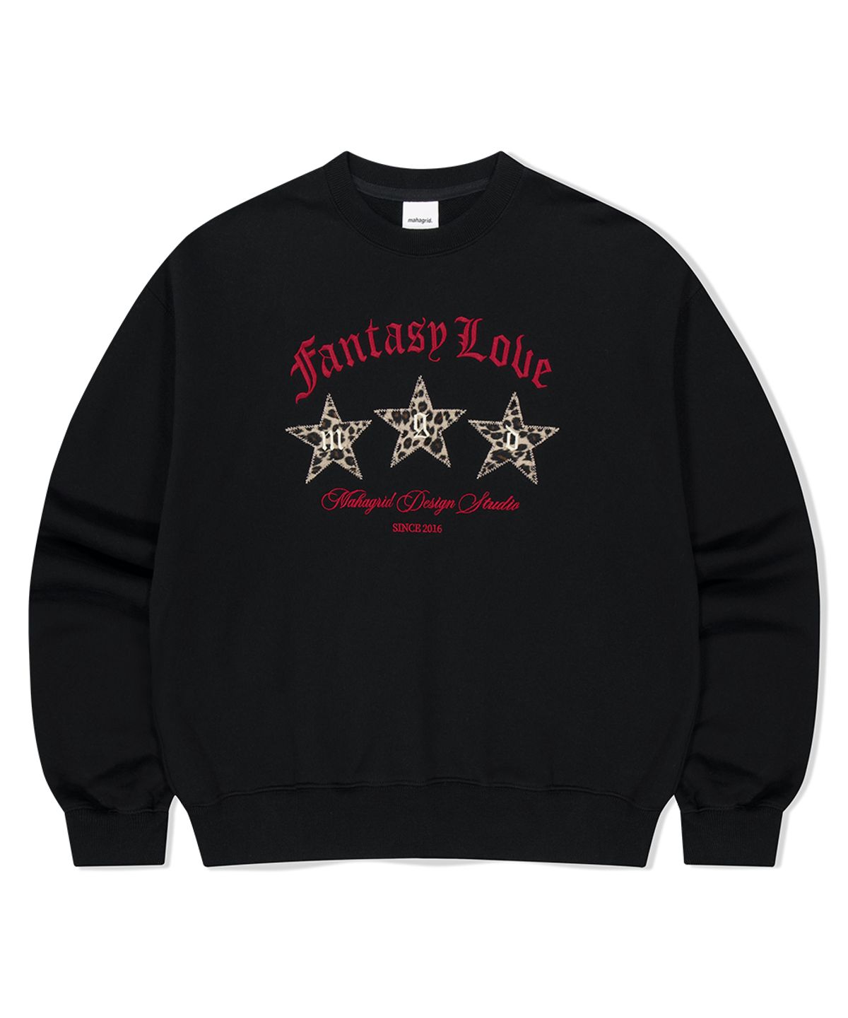 마하그리드(MAHAGRID) FANTASY LOVE SWEAT SHIRTS BLACK(MG2FFFM473A)