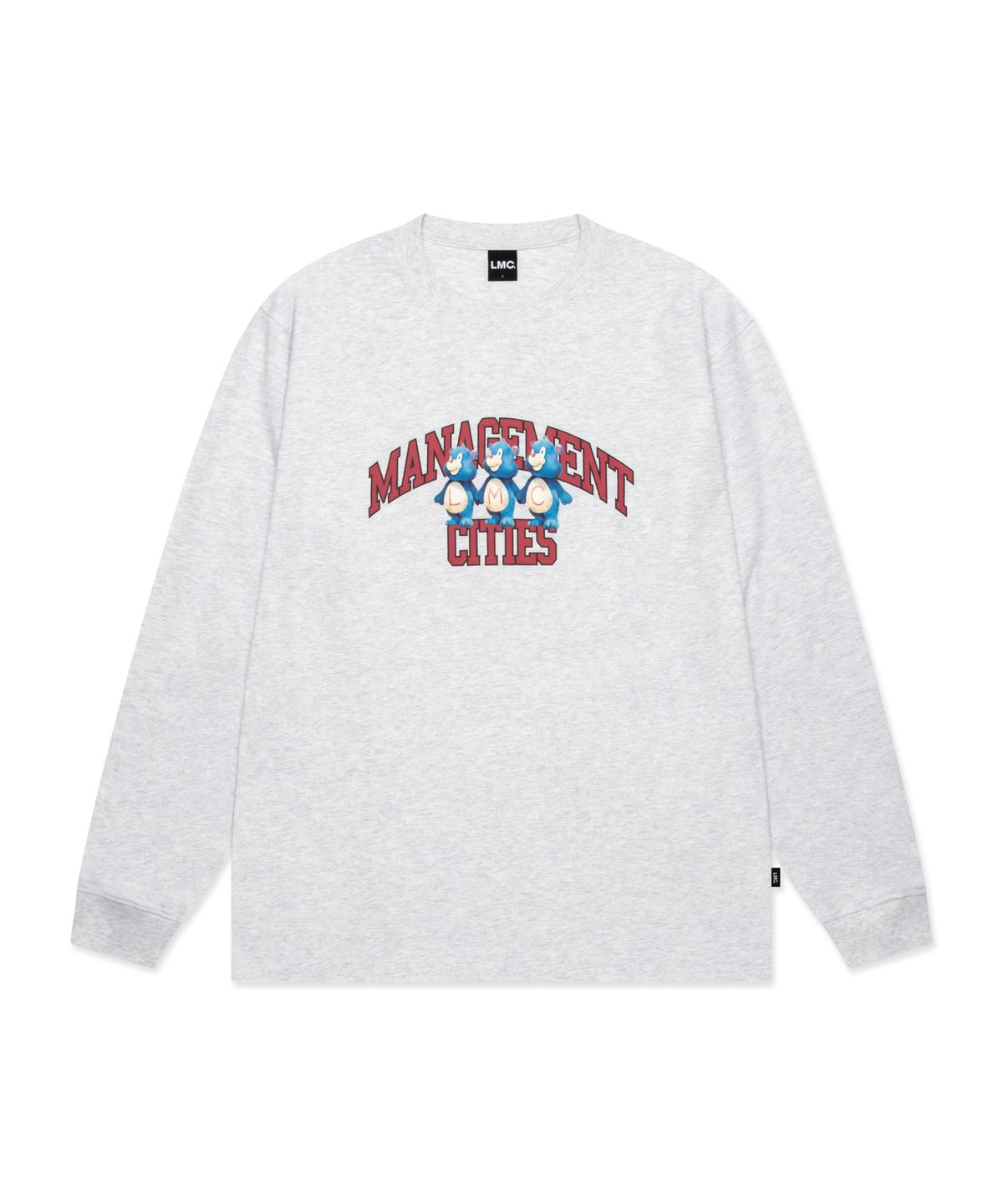 엘엠씨(LMC) ATHLETIC BEAR LONG SLV TEE light heather gray