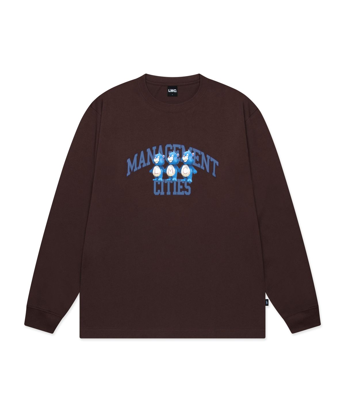 엘엠씨(LMC) ATHLETIC BEAR LONG SLV TEE brown