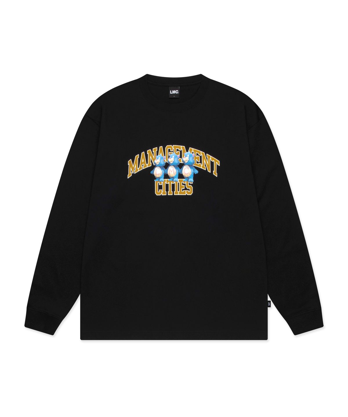 엘엠씨(LMC) ATHLETIC BEAR LONG SLV TEE black