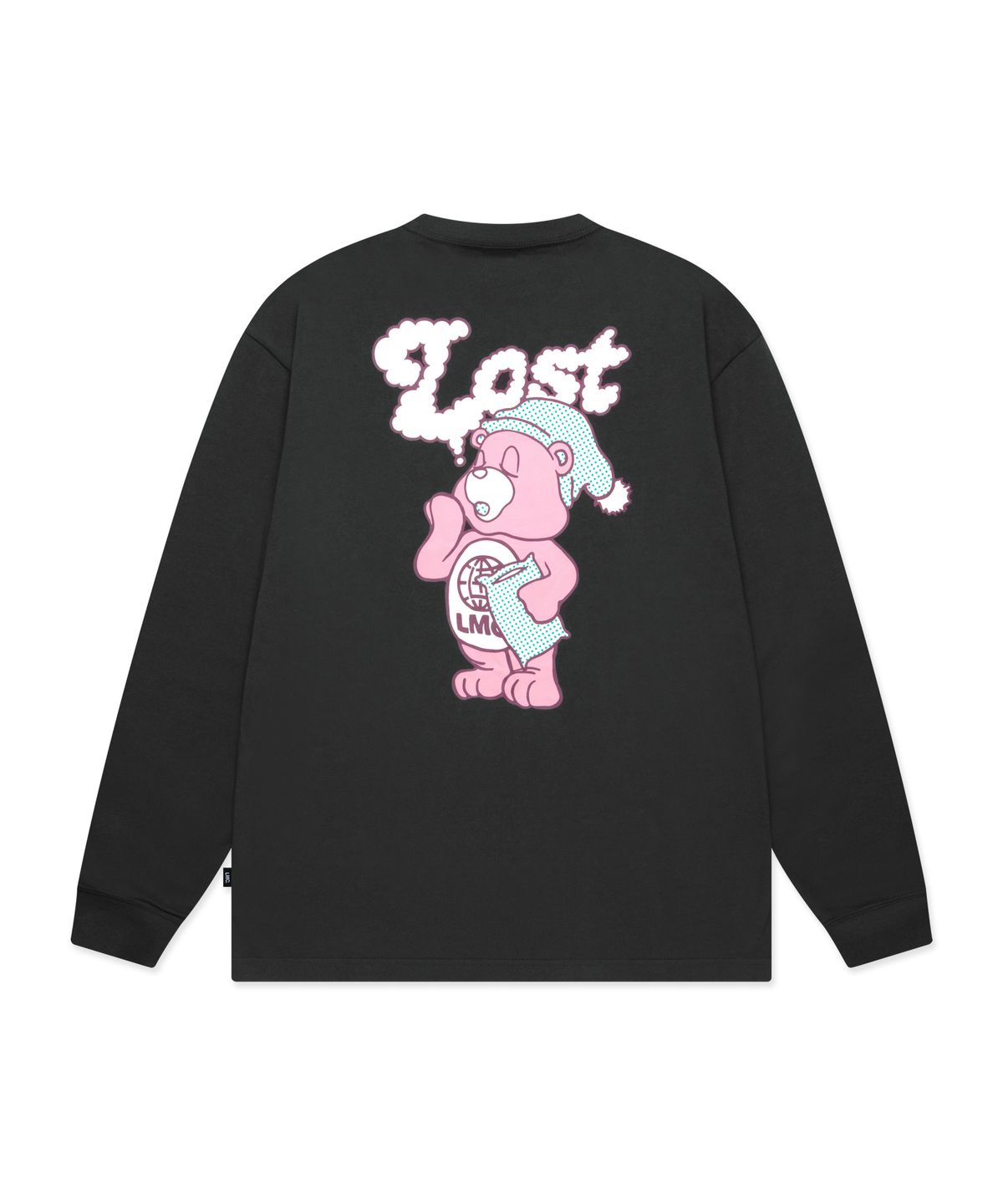 엘엠씨(LMC) SLEEPING BEAR LONG SLV TEE charcoal