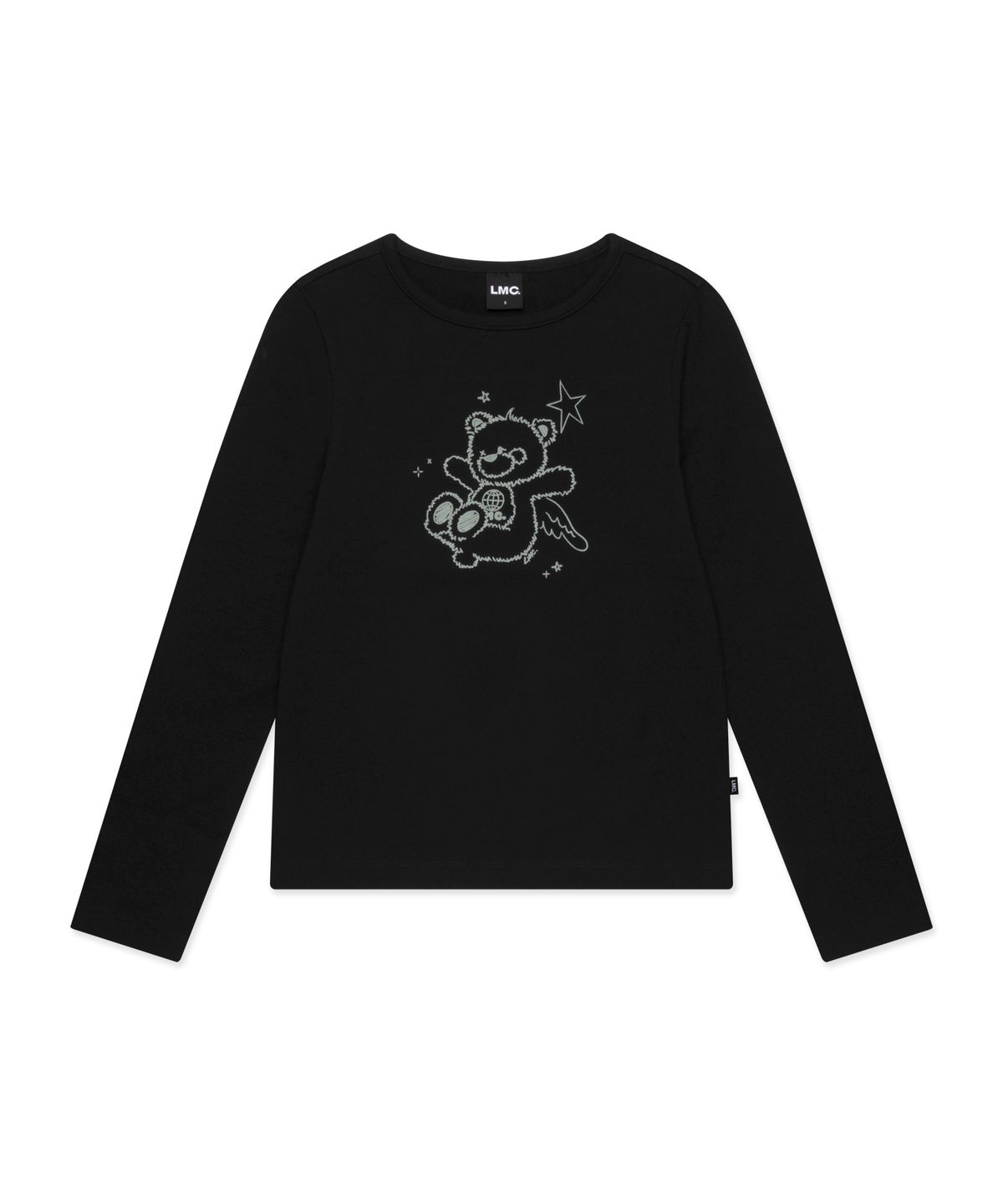 엘엠씨(LMC) WM DOODLE BEAR LONG SLV TEE black