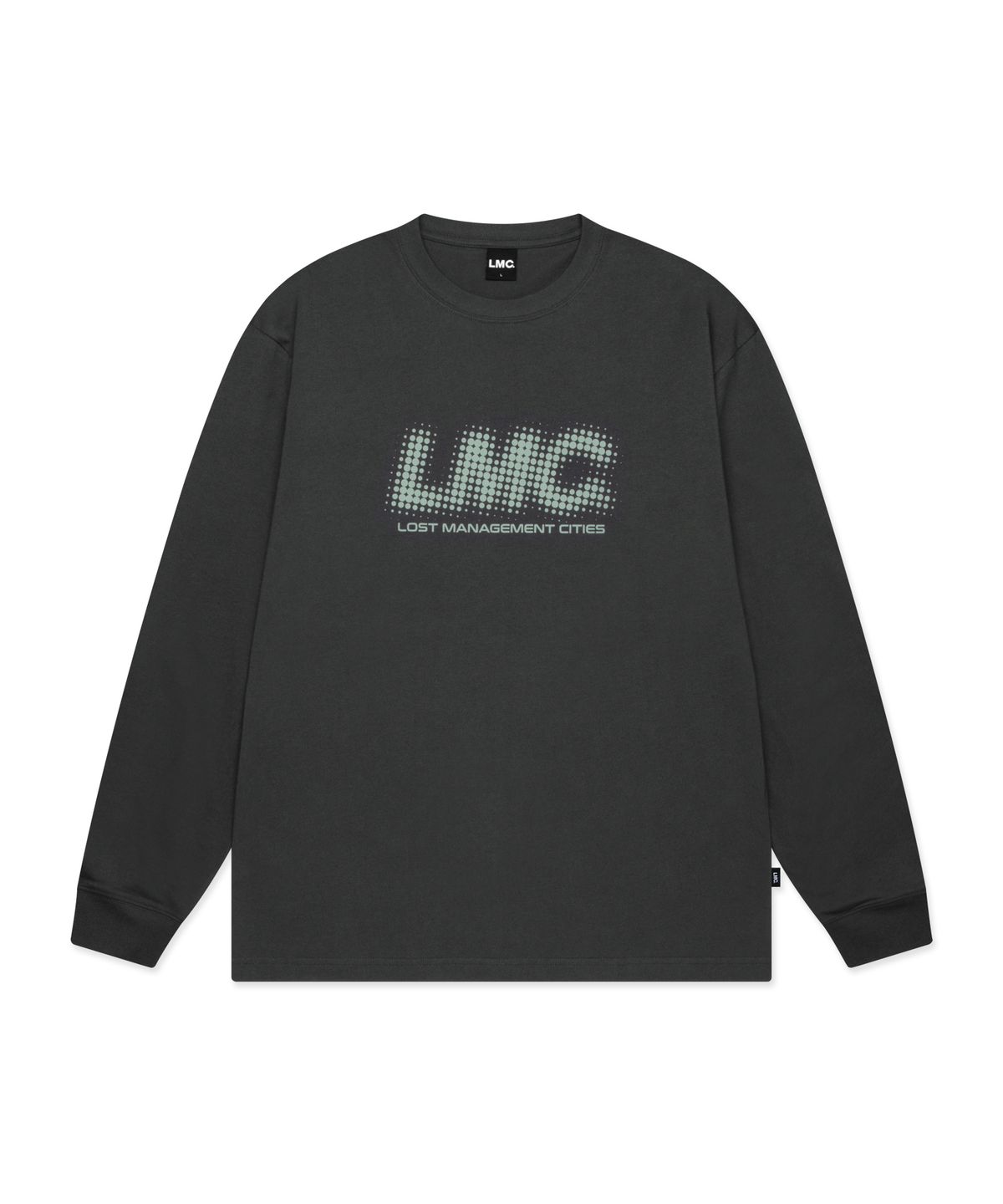 엘엠씨(LMC) HALFTONE LONG SLV TEE charcoal