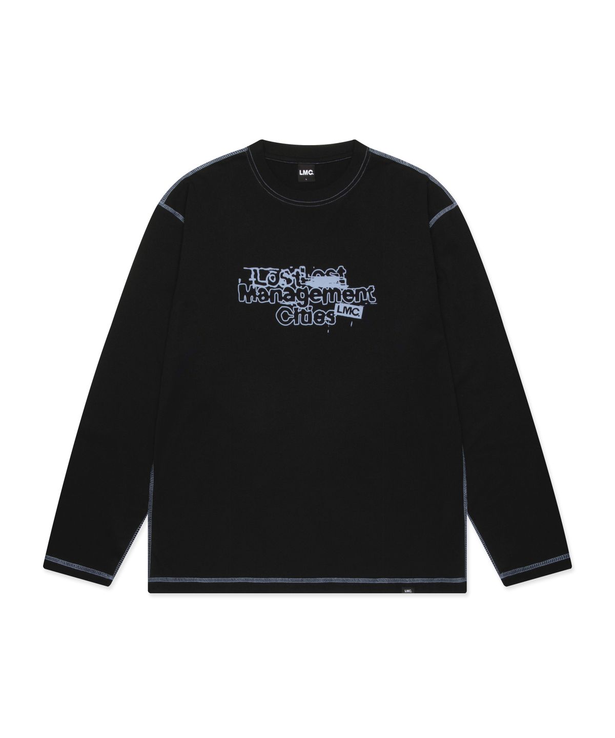 엘엠씨(LMC) DESTROYED STAMP LONG SLV TEE black