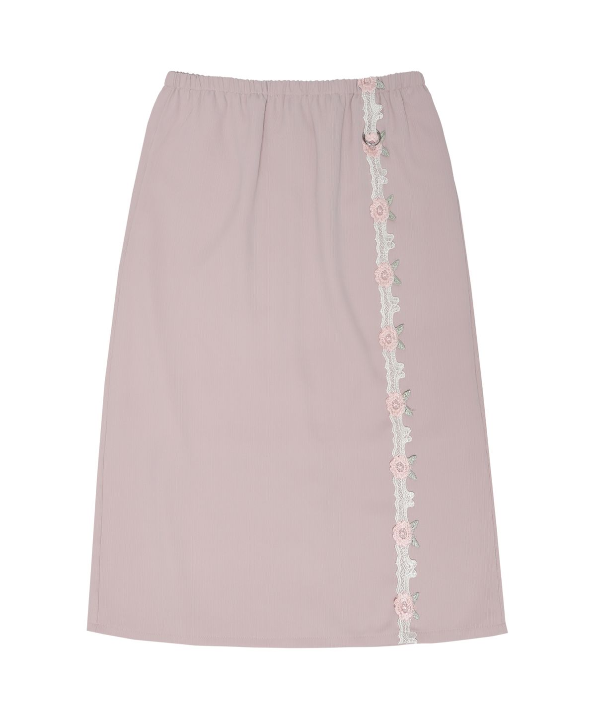 시월107(SIWL107) French Skirt (Rose)