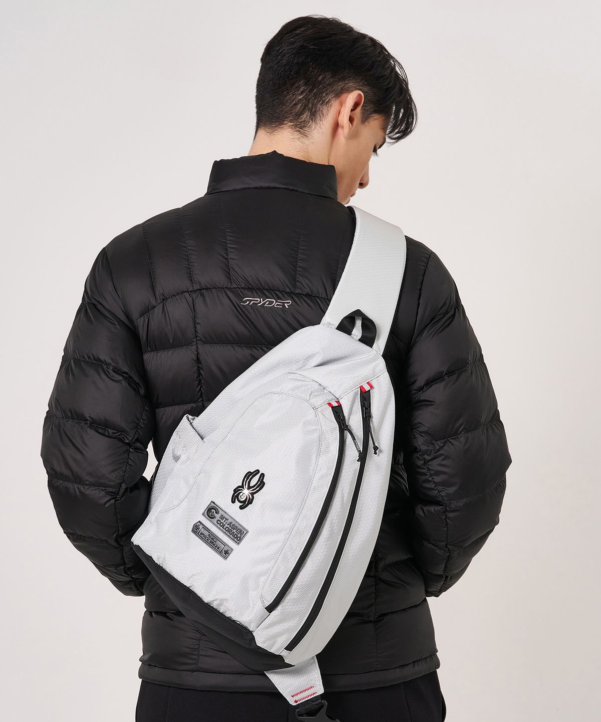 스파이더(SPYDER) 남성 패트롤 슬링 15L 크로스백 SPKFBNBG301MLGR
