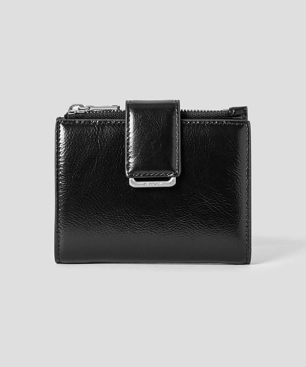 빈폴 액세서리(BEANPOLE ACCESSORY) 노라 지퍼 2단 반지갑 - 블랙