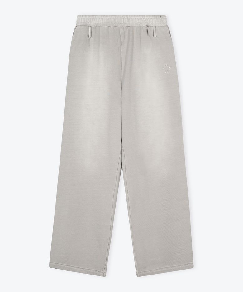 [UNISEX] WASHED LOOSE SWEAT PANTS (GREY)