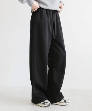 맞춤 2기장 밴딩 스트링 와이드 트레이닝 스웻 팬츠 4COLOR (숏/ 롱 2TYPE)