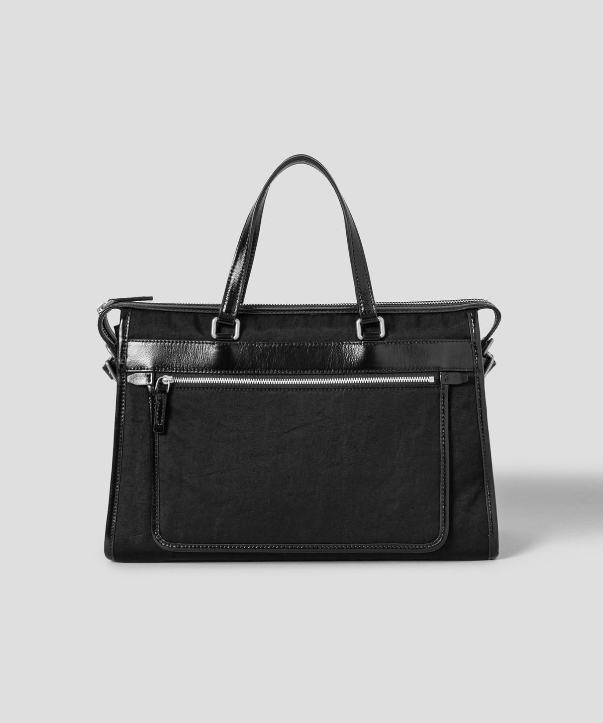 빈폴 액세서리(BEANPOLE ACCESSORY) 라인 나일론 콤비 토트백 - 블랙
