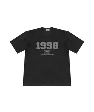 1998 로고 오버핏 반팔티 (Black)