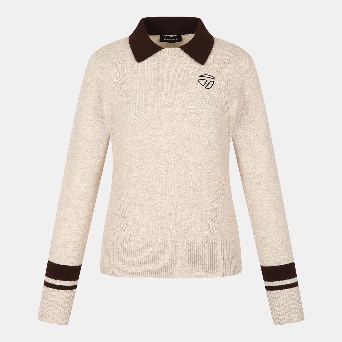 테일러메이드 어패럴(TAYLORMADE APPAREL) 여성 캐시미어 혼방 카라 니트 TSO-72HG27-508