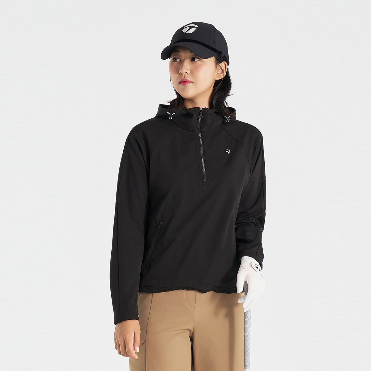 테일러메이드 어패럴(TAYLORMADE APPAREL) 여성 하이넥 아노락 점퍼 TJO-72HG02-199