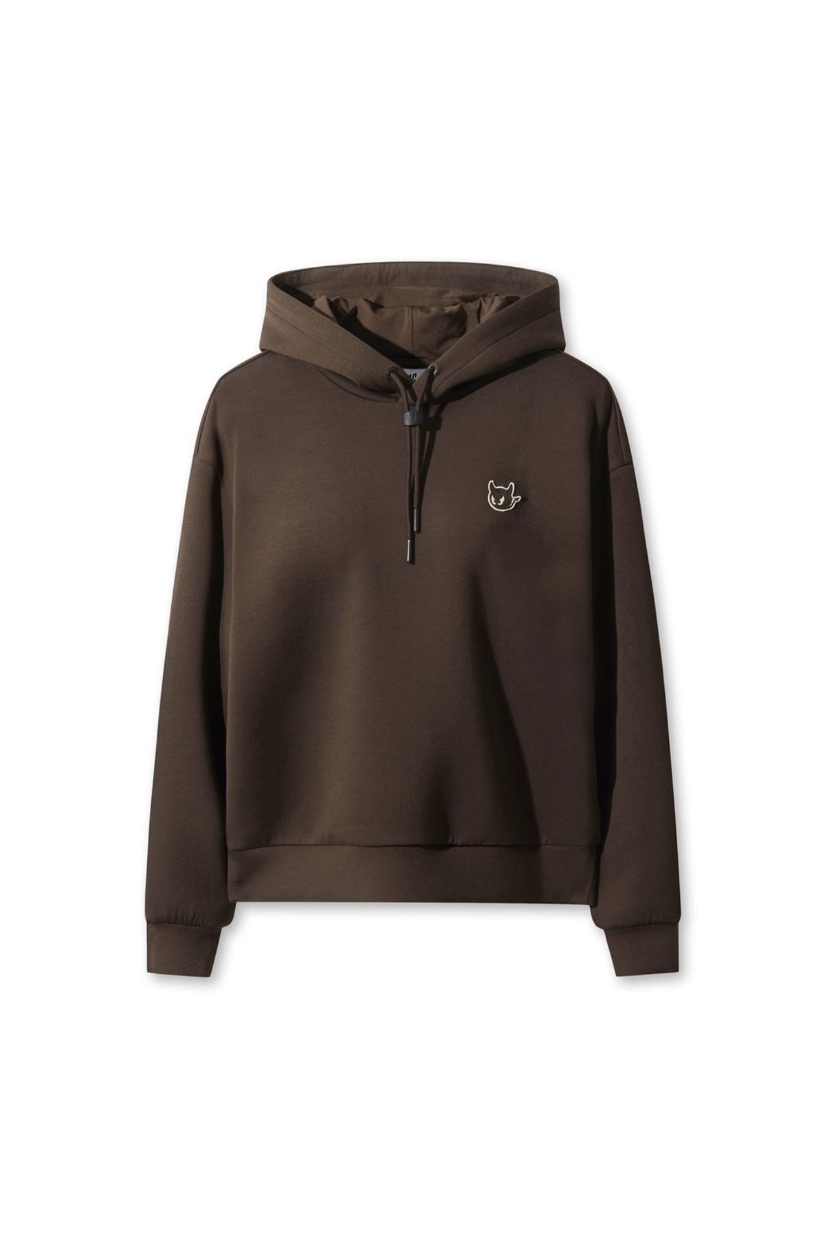왁(WAAC) Women Logo Applique Hooded Shirts WWTBW25707BRX
