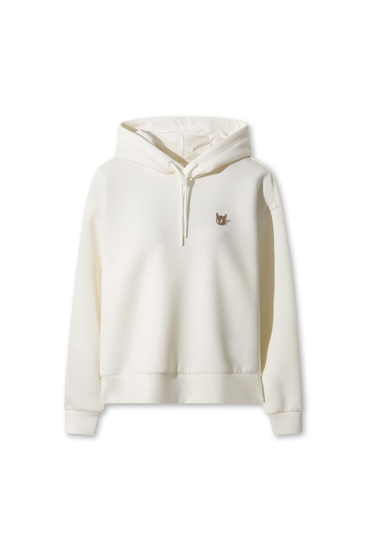 왁(WAAC) Women Logo Applique Hooded Shirts WWTBW25707IVX