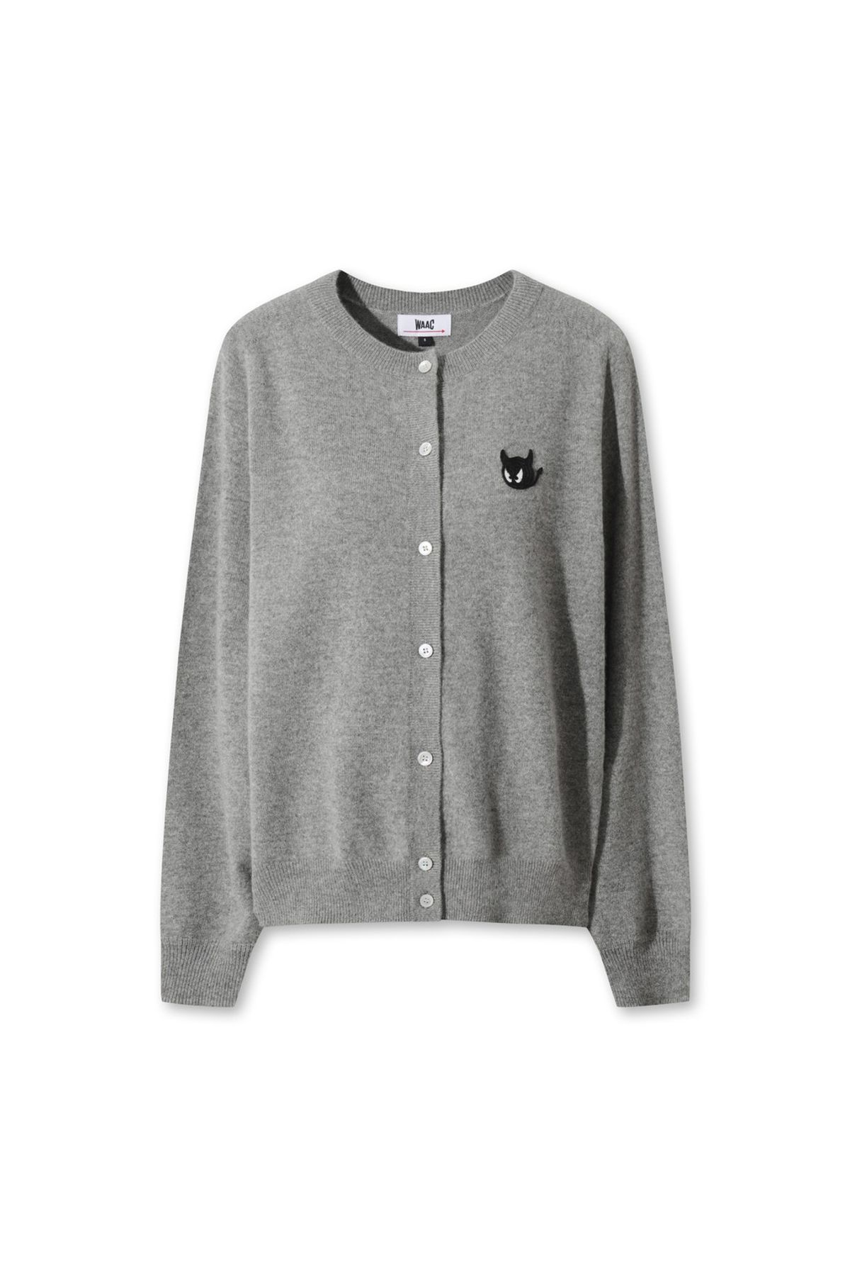 왁(WAAC) [WTO] Women Cashmere Whole Garment Cardigan WWWAW25731GYM