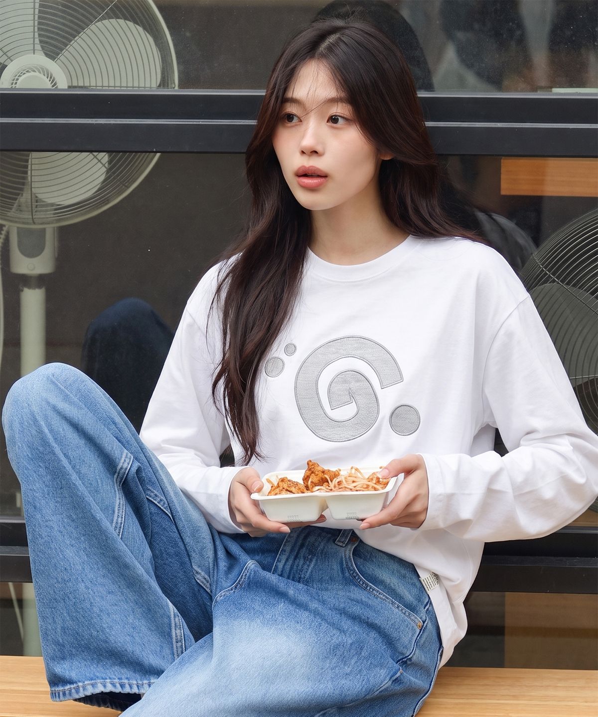 그레이버(GRAVER) [UNISEX]G SYMBOL 롱슬리브 티셔츠_3color