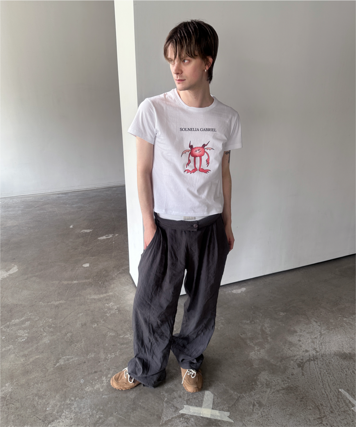 솔넬리아 가브리엘(Solnelia Gabriel) DEVIL PERSONA/DEVIL PERSONA CROP T-SHIRT