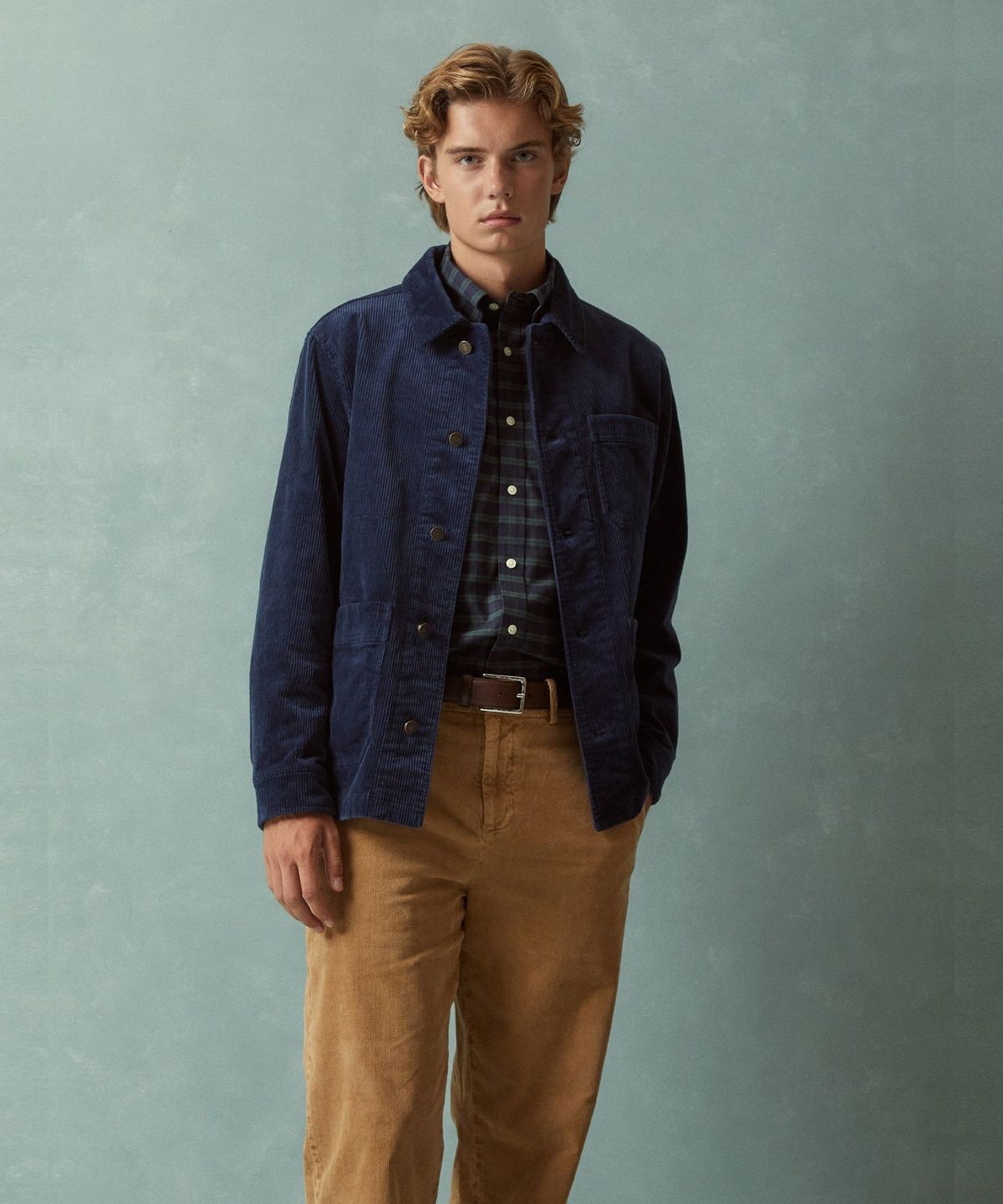 브룩스 브라더스(BROOKS BROTHERS) 코듀로이 초어재킷 (네이비) (BBOTMBF303)