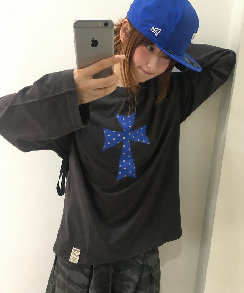 [UNISEX]DOT CROSS 롱슬리브 티셔츠_3color