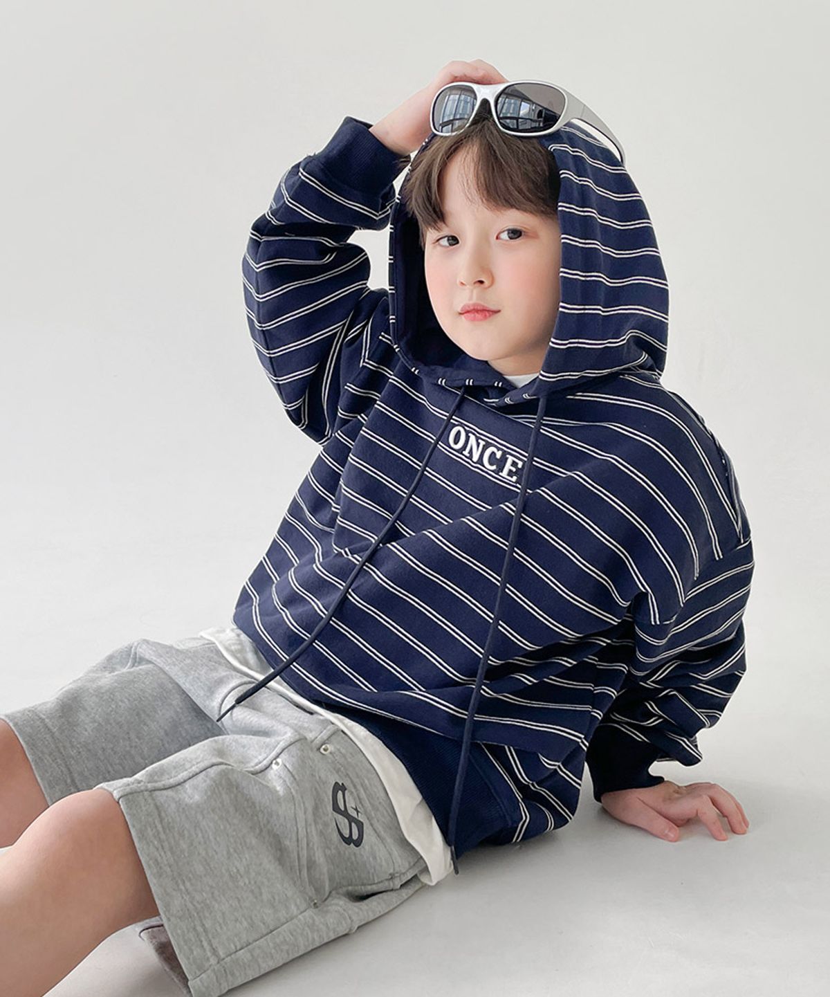 베리클로젯(BERRYCLOSET) 케일 단가라 후드티