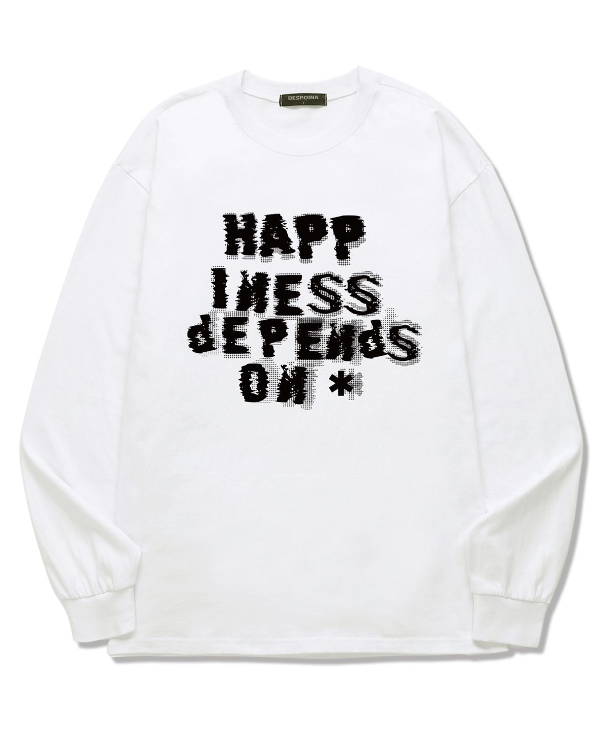 우즈(OUSE) HAPPINESS 롱슬리브 (DLS029) 화이트