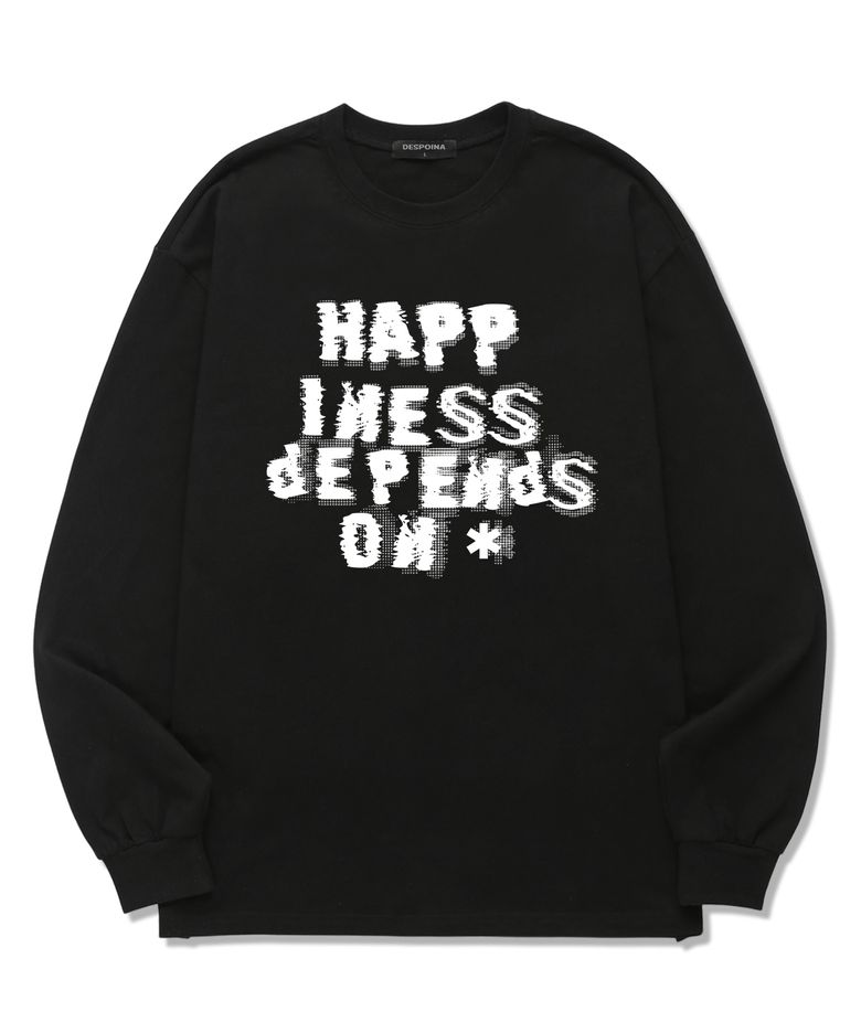[F/W신상할인] HAPPINESS 롱슬리브 (DLS029) 블랙