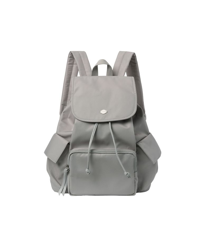 POCKET NYLON BACKPACK_LIGHT GRAY