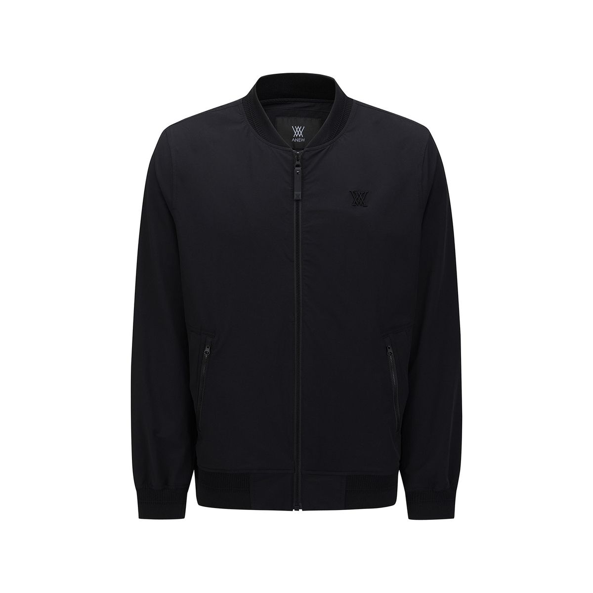 어뉴골프(ANEW GOLF) MEN FA SIGNATURE MA-1 JACKET_BK