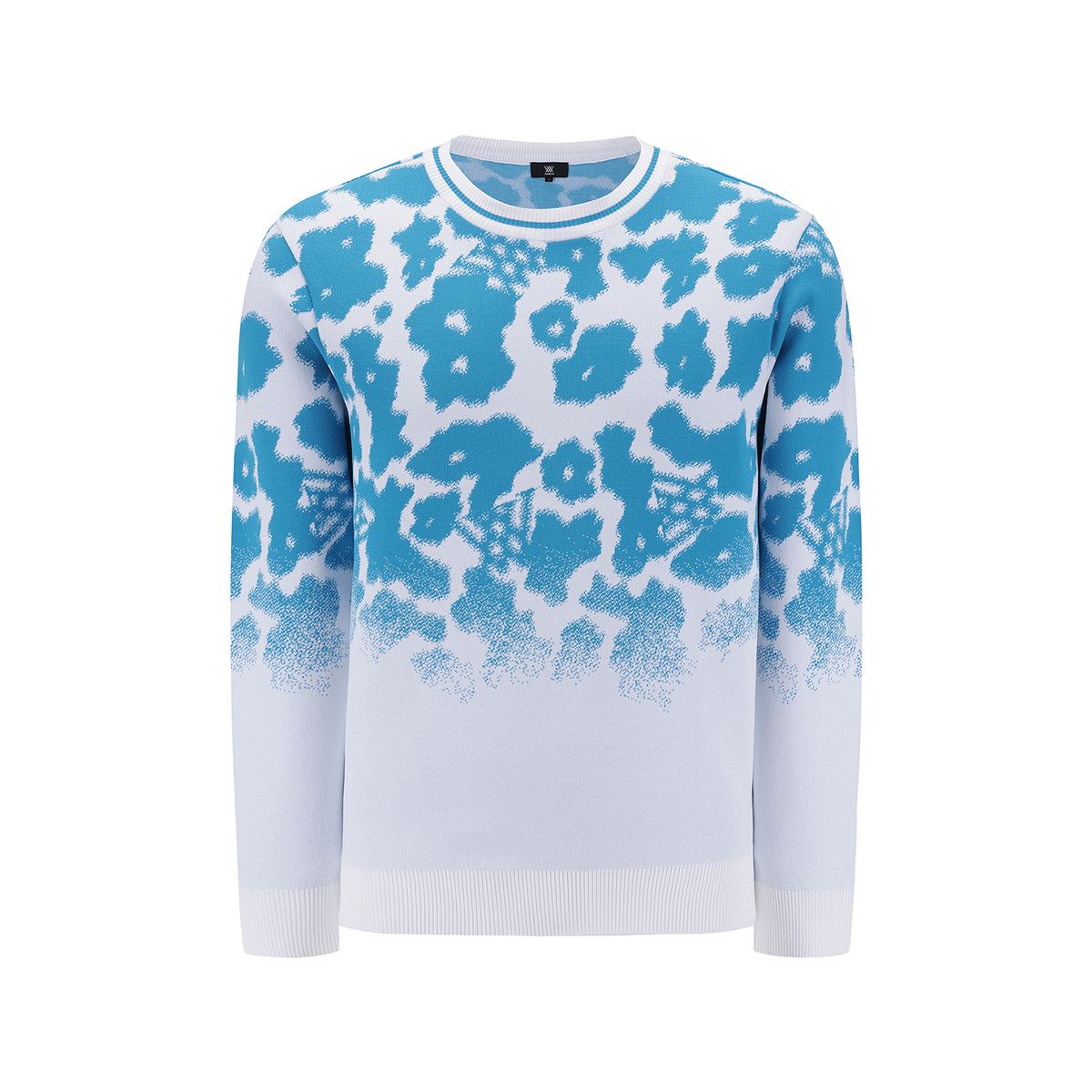 어뉴골프(ANEW GOLF) MEN FA FLOWER PATTERN SWEATER_WH