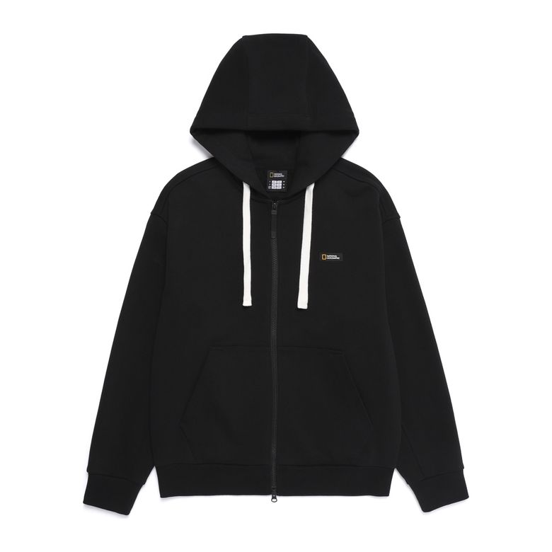 N253UFT901 라르가 헤비웨이트 후드 집업 BLACK