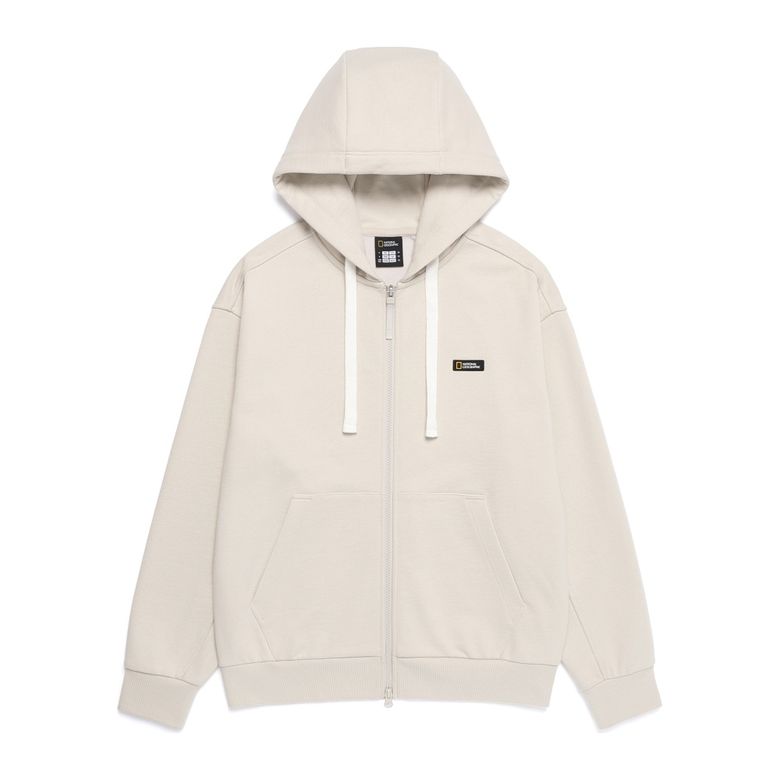 N253UFT901 라르가 헤비웨이트 후드 집업 SILVER BIRCH