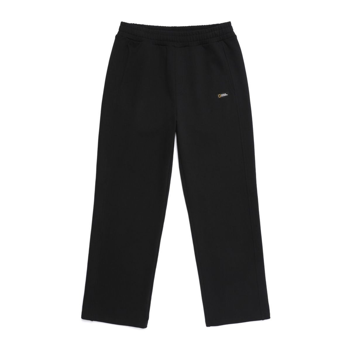 내셔널지오그래픽(NATIONALGEOGRAPHIC) N253UPT901 라르가 세미루즈핏 스웻팬츠 BLACK