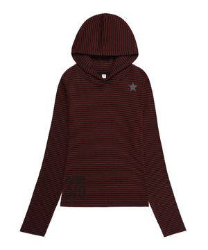 375 스트라이프 후드 슬리브