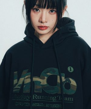 MRT 카모 아플리케 후드티