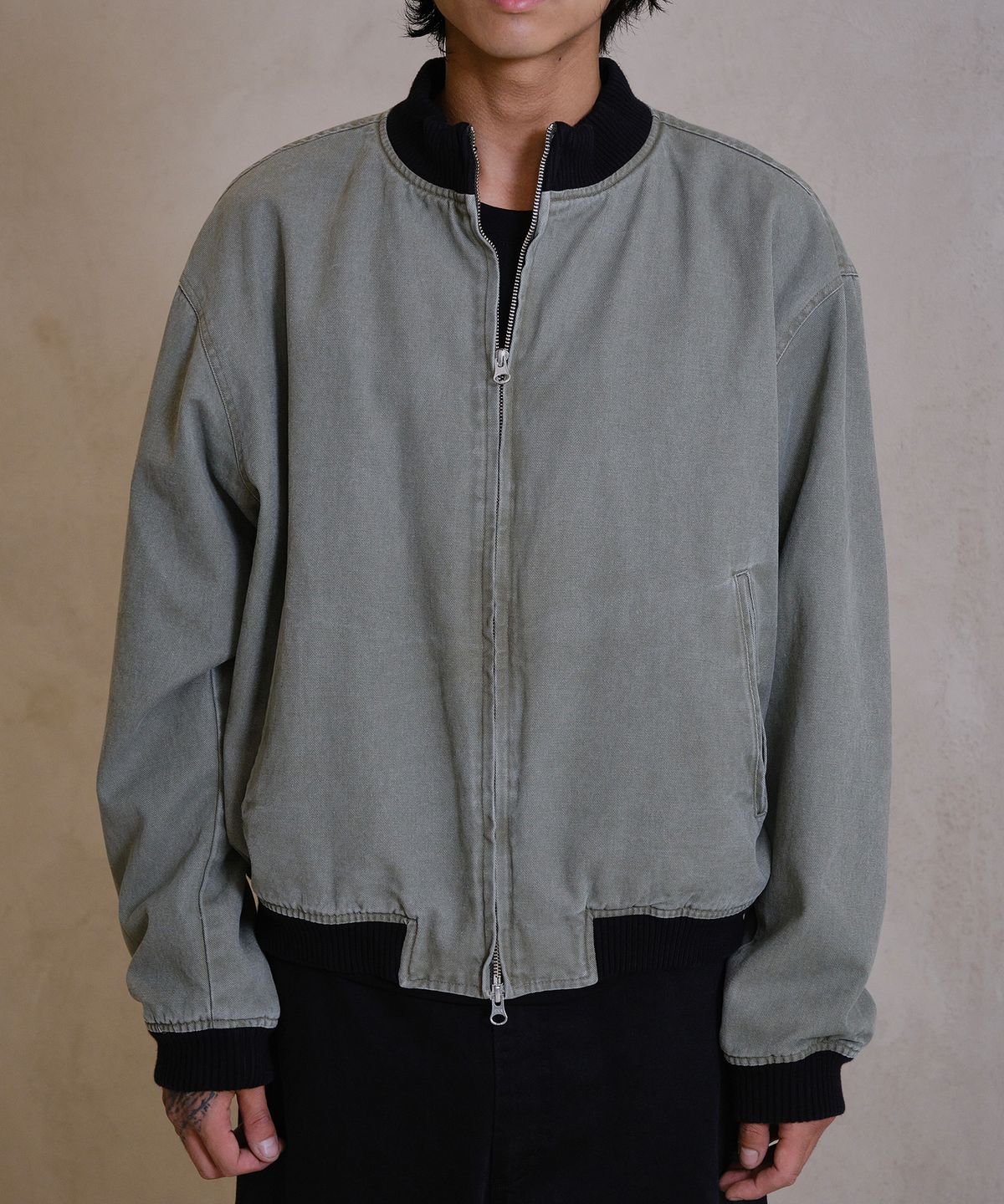 다이브인(DIVEIN) WASHED VERN WORKER JACKET (KHAKI)