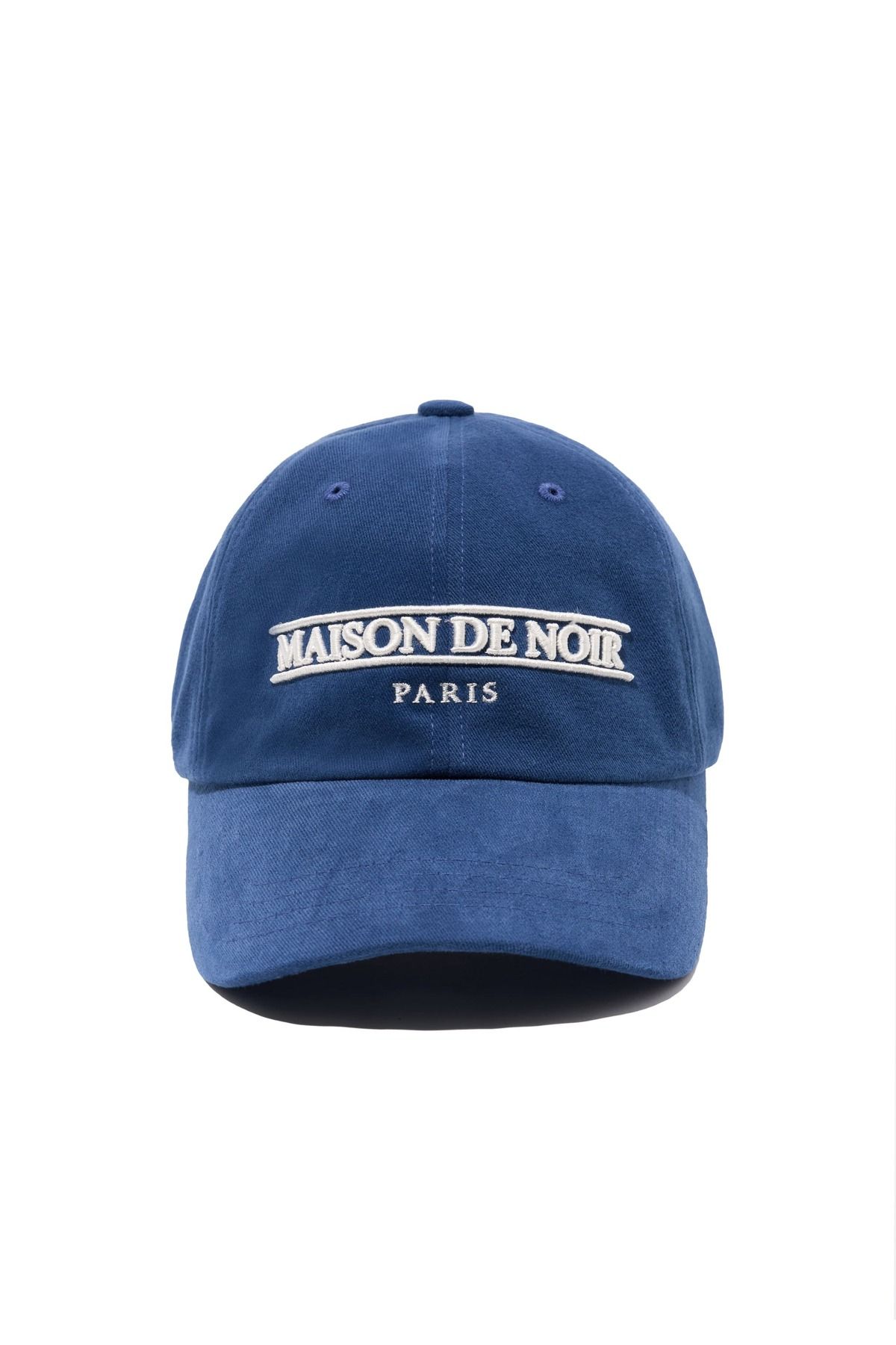 메종 드 누아(MAISON DE NOIR) ÉDITION LOGO CAP BLUE