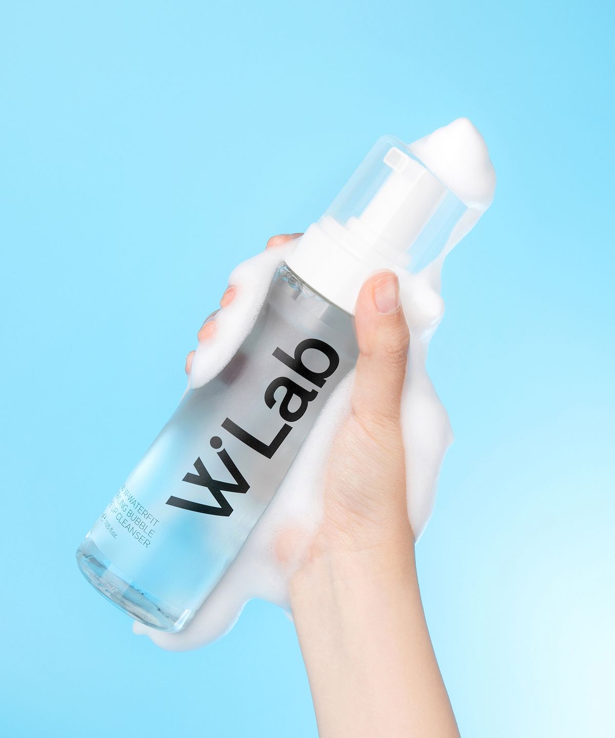 더블유랩(WLAB) 더블유 워터핏 스파클링 버블 메이크업 클렌져 200g