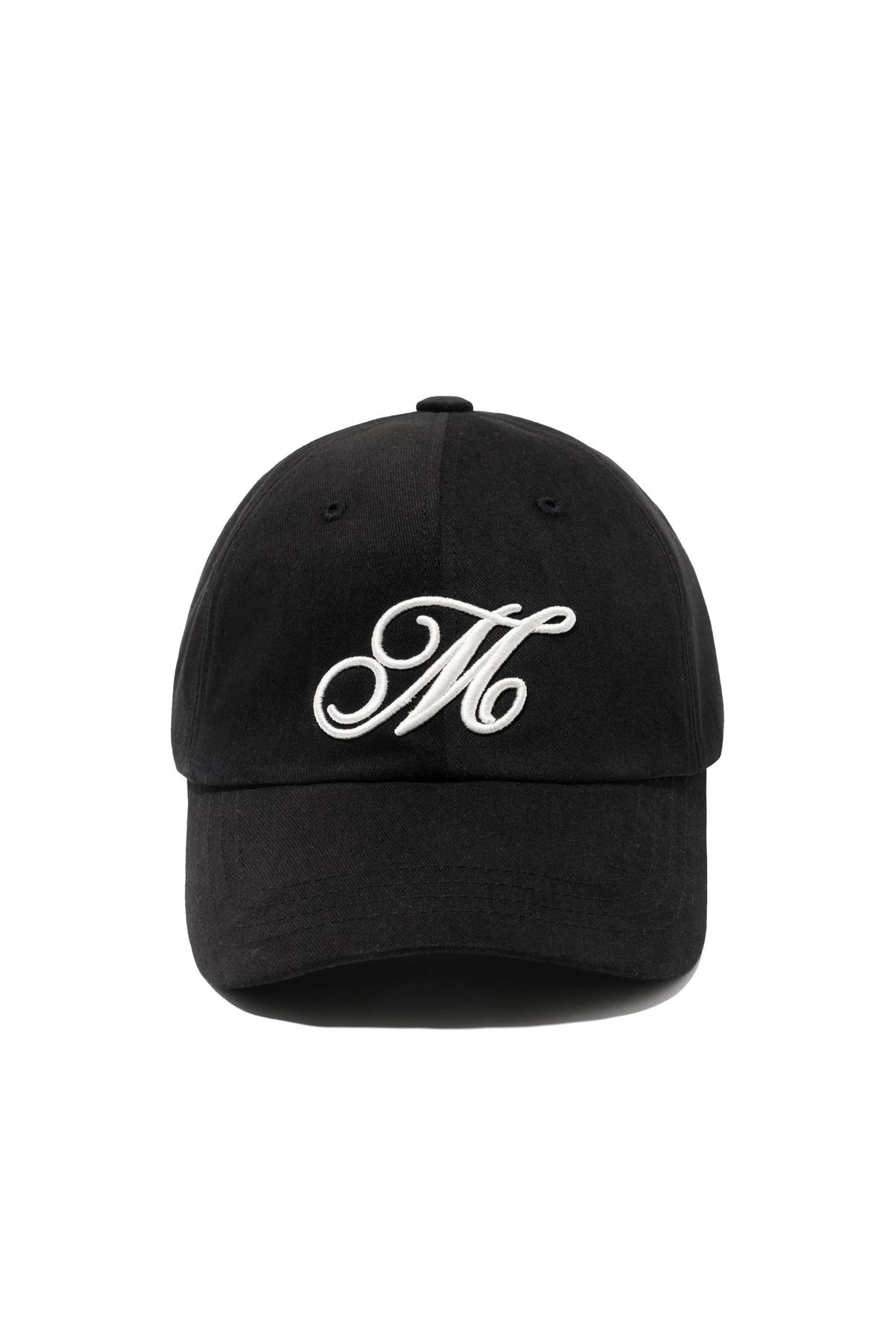 메종 드 누아(MAISON DE NOIR) ESSENCE LOGO CAP BLACK