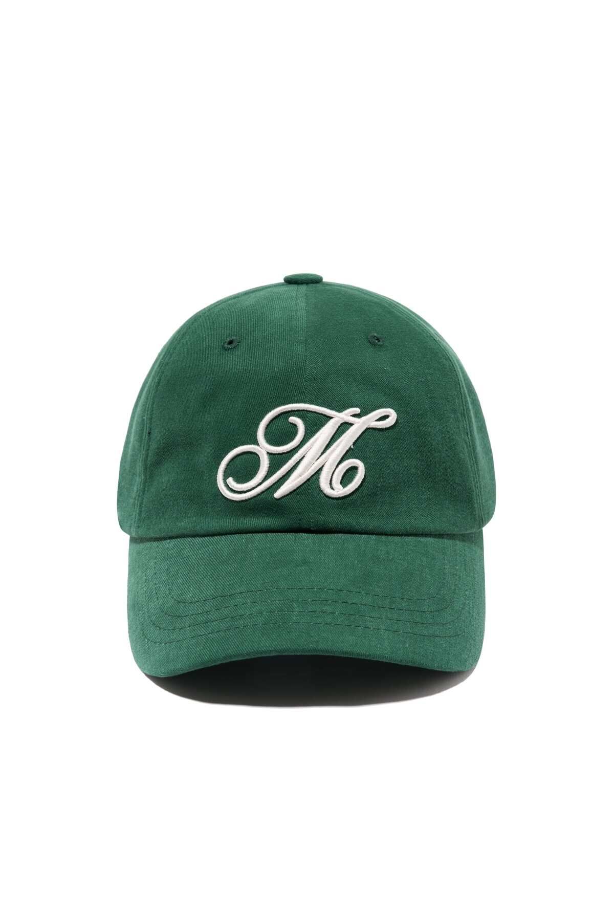 메종 드 누아(MAISON DE NOIR) ESSENCE LOGO CAP GREEN