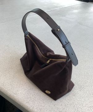 FAUX 스웨이드 호보백_에스프레소