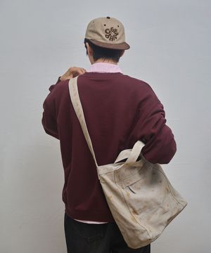 라운드 C.GRAPHY 배색 캠프캡_다크 베이지