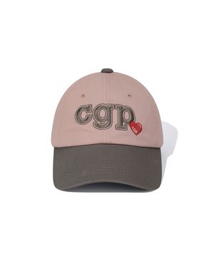cgp 아트웍 배색 볼캡_인디핑크