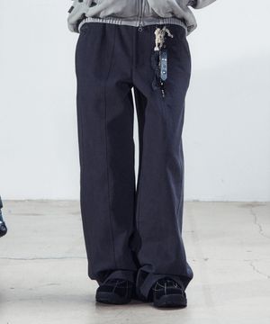 DEV:7 WIDE COTTON PANTS_GREY