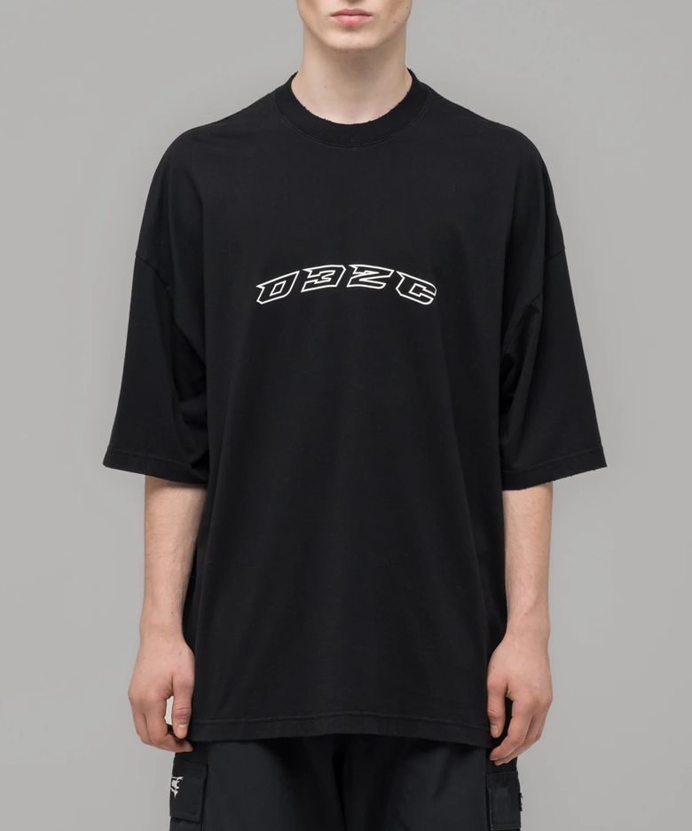 (U) 헨젤 앤 그레텔 오버사이즈드 티셔츠 워시드 블랙 HANSEL AND GRETEL OVERSIZED T-SHIRT WASHED BLACK