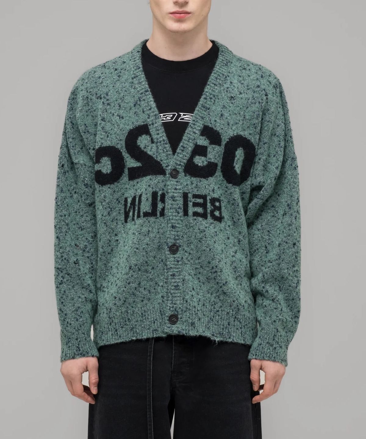 032씨(032C) (U) 셀피 가디건 블루/그린 SELFIE CARDIGAN BLUE/PHOSPHOR GREEN