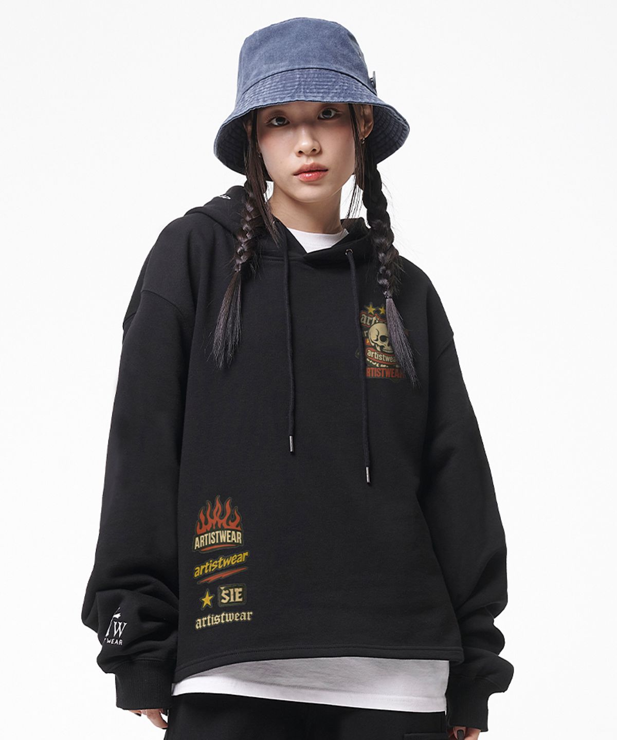 아티스트웨어(ARTISTWEAR) [ATW] 스티커밤 이지후드